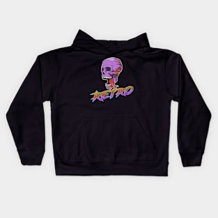 Retro skull Kids Hoodie